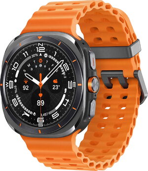 Samsung Galaxy Watch Ultra orange Vorderseite rechte Seite